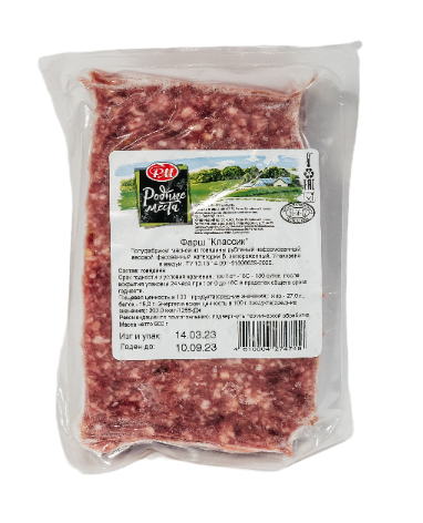 Фарш из говядины «Классик» 70/30 замороженный